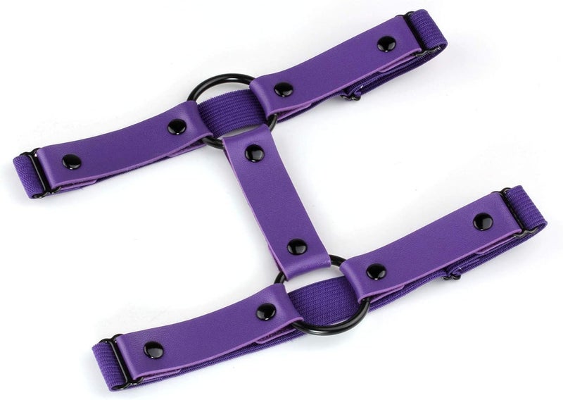 Milakoo Women's Harness Gothic Leg Ring Body Harness Garter Belt Adjustable - Image 2